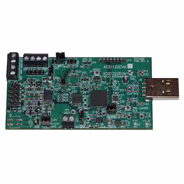 ADS1120EVM Texas Instruments  Cartes d'évaluation - Convertisseurs analogique-numérique (CAN)